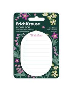 ÖNTAPADÓS JEGYZETTÖMB ERICHKRAUSER, FLORAL SOUL TO DO LIST, 68X88 MM 60 LAP 63677