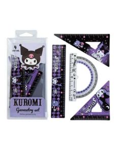 VONALZÓ KÉSZLET 4 DB-OS, KUROMI, 15 CM