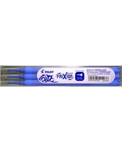 ROLLER BETÉT PILOT FRIXION, 5 MM, KÉK, 3 DB-OS