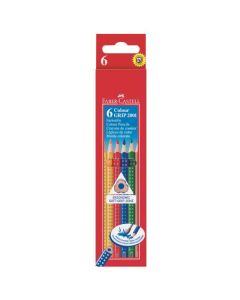 SZÍNES CERUZA FABER CASTELL GRIP 2001  6 DB-OS 112406