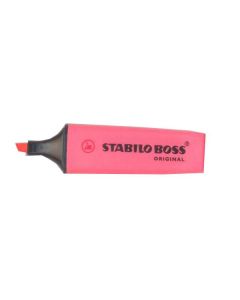 SZÖVEGKIEMELŐ STABILO BOSS, PIROS