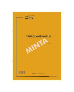 A.9034-1 TANFOLYAMI NAPLÓ, 64 OLDAL+BORÍTÓ, A/4