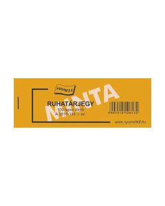 A.3510-135 RUHATÁRI JEGY, 45*125, FEKVŐ, 100 LAPOS