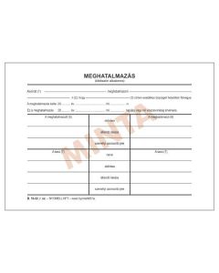 B.18-22 MEGHATALMAZÁS TÖBBSZÖRI ALKALOMRA, 2 OLDALAS, 70 G/M2OFSZET, A/5