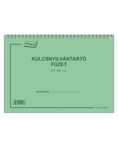 D.E.902 KULCSNYILVÁNTARTÓ A/4 50 LAPOS