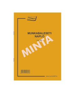 D.E.997 MUNKABALESETI NAPLÓ, 60 OLDAL, A/5