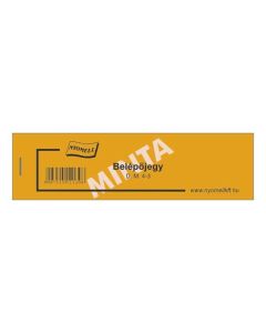D.M.4-3 BELÉPŐJEGY 100 LAPOS, 145X40 MM