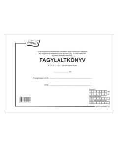 D.VV.1 FAGYLALTKÖNYV A/4 50 L. FÜZET, A/4