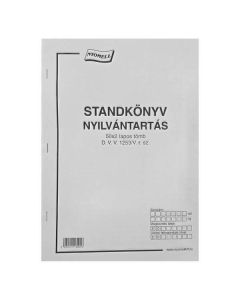 D.VV.1253/V STANDKÖNYV, 50X2 PÉLDÁNYOS, A/4