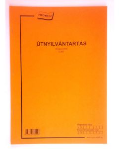 E.250 ÚTNYILVÁNTARTÓ, 50 LAPOS, A/4