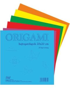 ORIGAMI HAJTOGATÓLAPOK 20*20CM 20LAP/CSOMAG