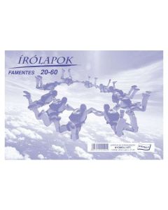ÍRÓLAP 20-60, FAMENTES, NYOMELL