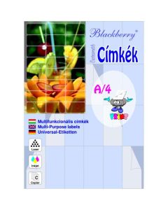 ETIKETT BLACKBERRY, 70*29,6 MM, 30 DB/ÍV, 100 ÍV/DOBOZ