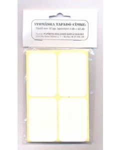 ÖNTAPADÓS CIMKE 70X45 MM 60 DB/CSOMAG