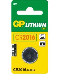 ELEM GP LÍTIUM GOMBELEM 3V, CR2016-C5/CR2016-8C5
