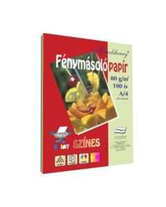 FÉNYMÁSOLÓPAPÍR SZÍNES PASZTELL, A/4, 5X20 ÍV/CSOMAG,