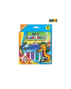 ÜVEGFESTÉK SZETT HAL/CSIKÓHAL AMOS GD10P6, 0161