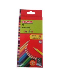 SZÍNES CERUZA HERLITZ 12 DB-OS TRIO VÉKONY 10412021