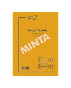 B.10-70/V/2/ÚJ SZÁLLÍTÓLEVÉL, 25X2 PÉLDÁNYOS, A/5