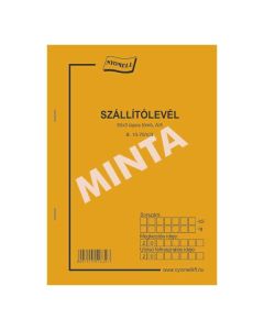 B.10-70/V/3/ÚJ SZÁLLÍTÓLEVÉL, 50X3 PÉLDÁNYOS, A/5
