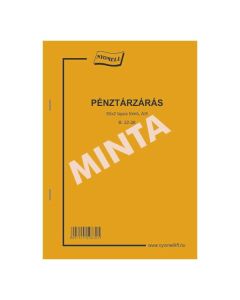 B.22-26 PÉNZTÁRZÁRÁS A/5 50X2, ÁLLÓ