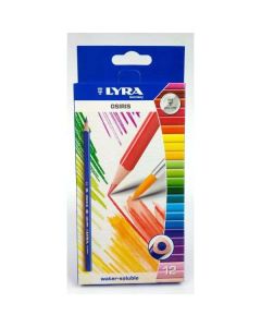 SZÍNES CERUZA LYRA, 12 DB-OS OSIRIS ,470K12 AQUARELL