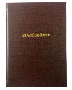 VENDÉGKÖNYV A/5, MŰBŐR