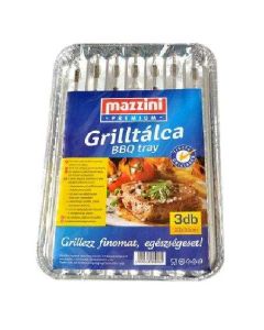 GRILLTÁLCA 3DB/CSOMAG 34X23CM