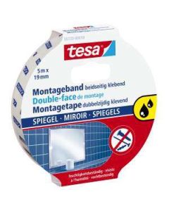 MONTÁZSSZALAG,TESA 55733  TÜKÖRRAGASZTÓ, 5MX19MM