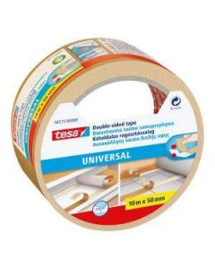 RAGASZTÓSZALAG, TESA 56171, KÉTOLDALON TAPADÓ, PP, 50MM X 10M