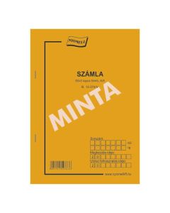 B.13-374/V SZÁMLATÖMB, 50X3 PÉLDÁNYOS, A/5