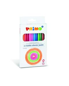 SZÍNES CERUZA PRIMO, 12 DB-OS, VASTAG