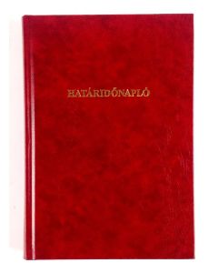 HATÁRIDŐNAPLÓ A/5, MŰBŐR