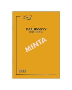 DARUKÖNYV - EMELŐGÉPKÖNYV, A/4