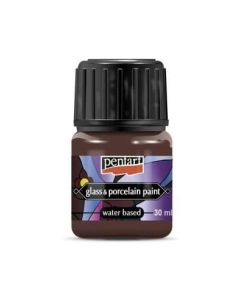 ÜVEG ÉS PORCELÁNFESTÉK 30ML BARNA