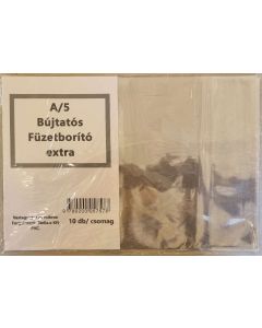 FÜZETBORITÓ A/5 10 DB/CSOM. PP 120 MICRONOS VÍZTISZTA