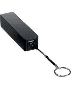 TÖLTŐ POWER BANK UNIVERZÁLIS KÜLSŐ AKKU MÜANYAG USB/MINI, 2000mAh, FEKETE