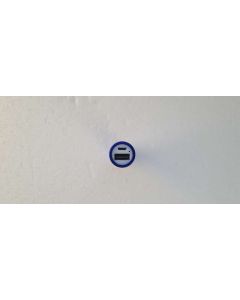 TÖLTŐ POWER BANK UNIVERZÁLIS KÜLSŐ AKKU ALU USB/MINI, 2200mAh, KÉK