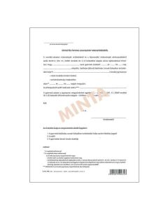 A.TÜ 734 ÉRTESÍTÉS ÓVODAI JOGVISZONY MEGSZŰNÉSÉRŐL