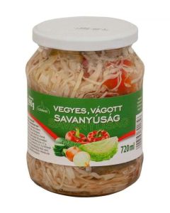 SAVANYÚSÁG VÁGOTT VEGYES ÜVEGESSAVANYÚSÁG VÁGOTT VEGYES ÜVEGES, 680 G
