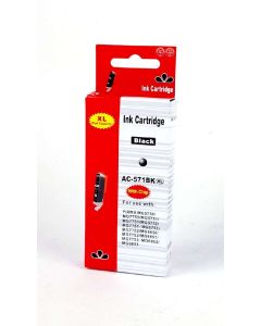 TINTAPATRON CANON, CLI-571XL ZAFIR, UTÁNGYÁRTOTT, 13,5 ML, FEKETE