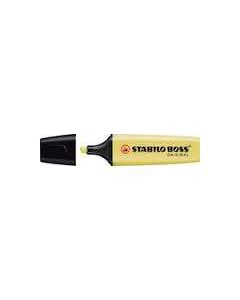 SZÖVEGKIEMELŐ, STABILO BOSS ORIGINAL, PASZTELL, TEJES SÁRGA