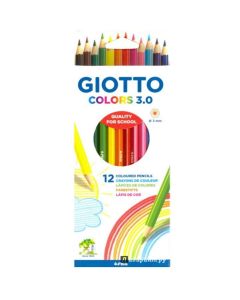 SZÍNES CERUZA GIOTTO/FILA 12 DB-OS, 0,3 MM HEGYVASTAGSÁG