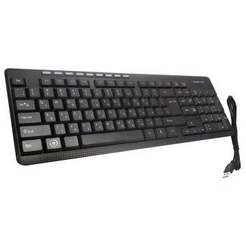 BILLENTYŰZET SILVERLINE KB-MM818, MULTIMÉDIÁS, FEKETE