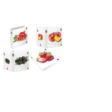 GYŰRŰSKÖNYV A/4, PIGNA FRUITS, 4 GYŰRŰS, 40 MM
