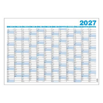 PLAKÁTNAPTÁR 2027 A/2 TERVEZŐ NYOMELL, 150 G/M2 OFSZET 2+0 SZÍN