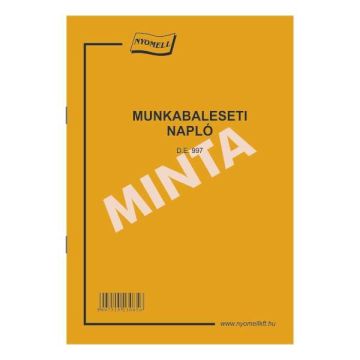 D.E.997 MUNKABALESETI NAPLÓ, 60 OLDAL, A/5