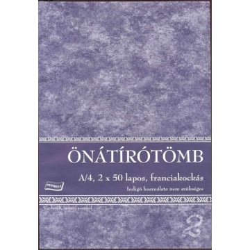 ÖNÁTÍRÓTÖMB A/4, 50x2 PÉLDÁNYOS, NYOMELL