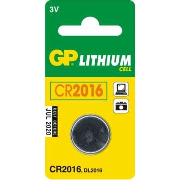 ELEM GP LÍTIUM GOMBELEM 3V, CR2016-C5/CR2016-8C5