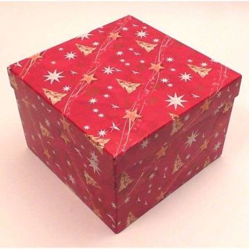 NÉGYZETALAPÚ DÍSZDOBOZ N-4, 20*20*14